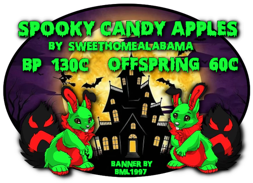 spooky candy apples