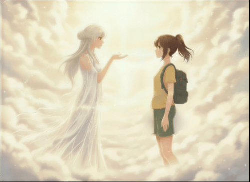 goddess blowing kiss dream.gif