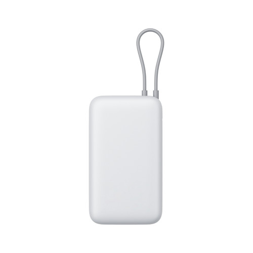 Xiaomi Power Bank 20000 (Integrated Cable) White Back.jpg