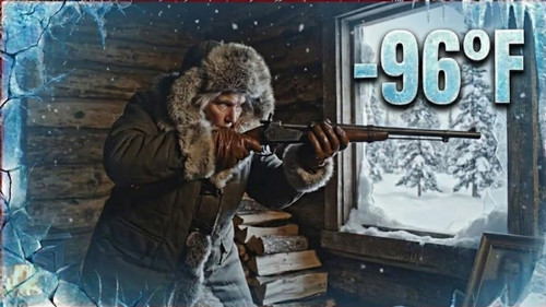 Survival on 5 Metre Stilt Cabin A Widow vs Wolves, Blizzard Siberia’s Winter Extreme Cold.jpg