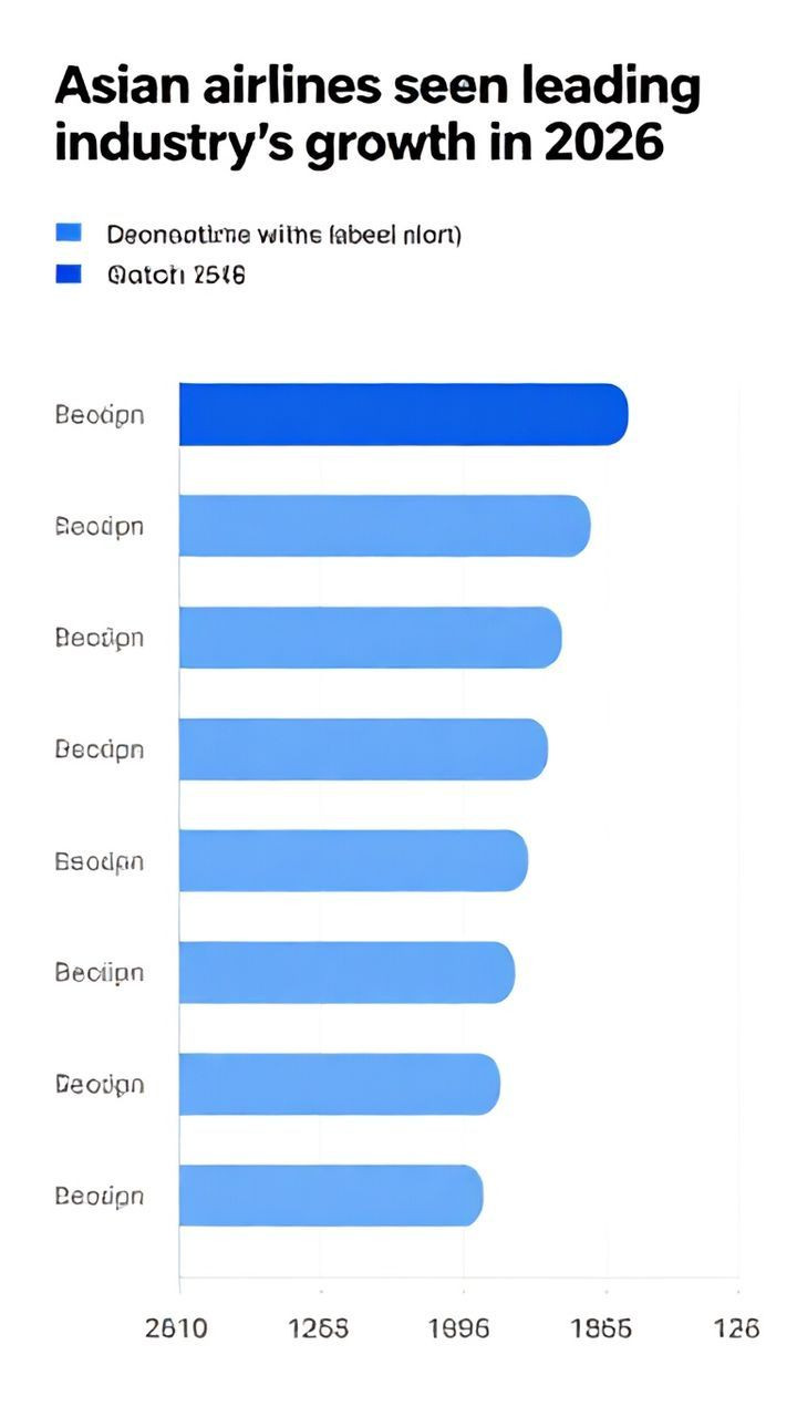Asian airlines seen leading industry’s growth in 2026