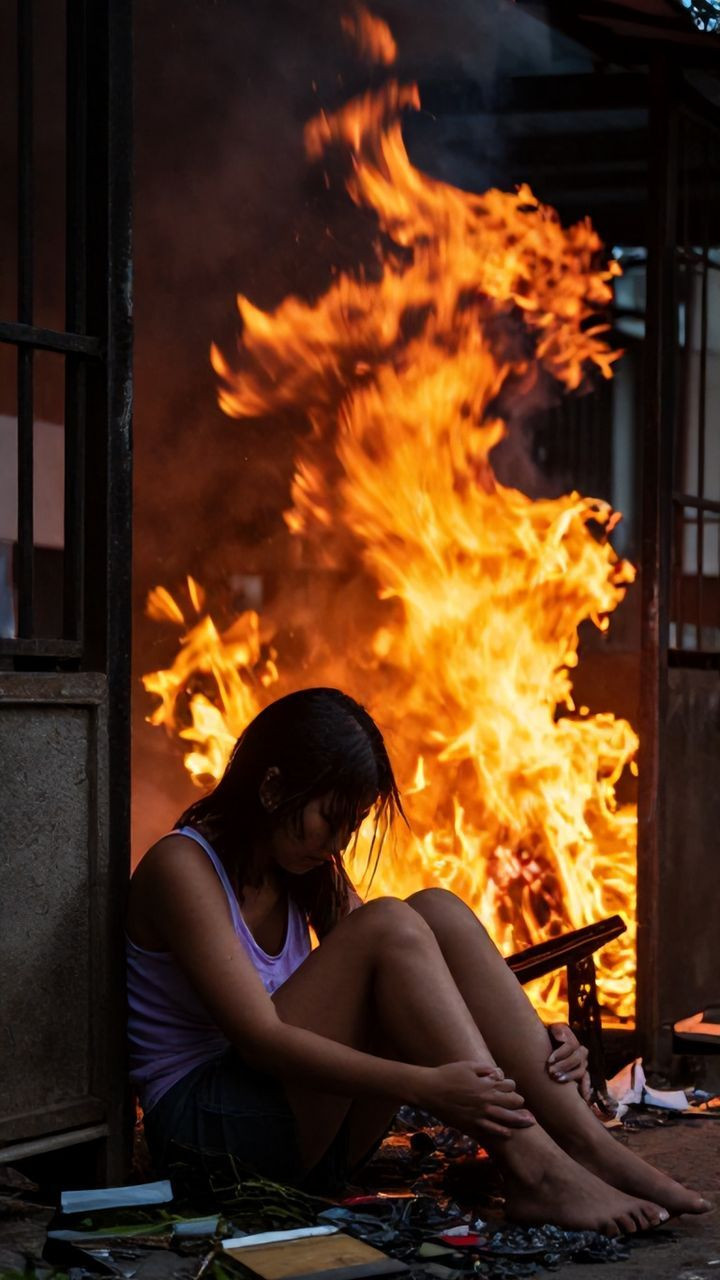 Girl injured in Dumaguete fire