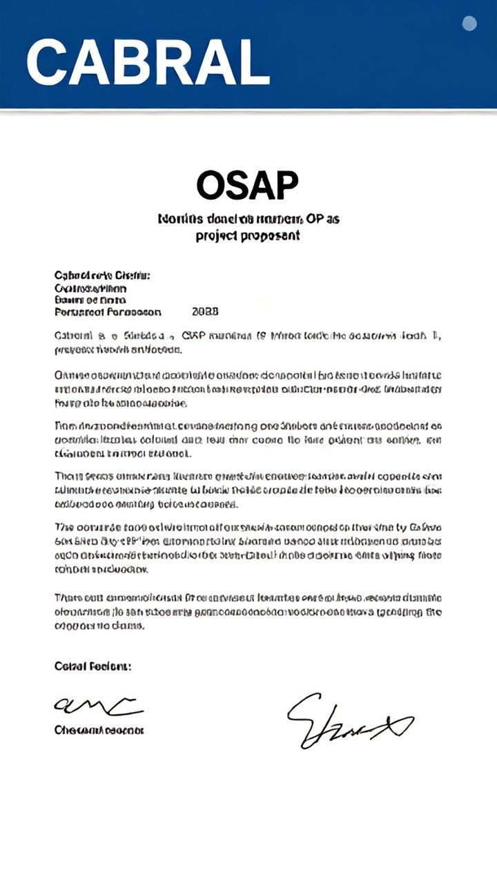 Cabral files OSAP denies naming OP as project proponent