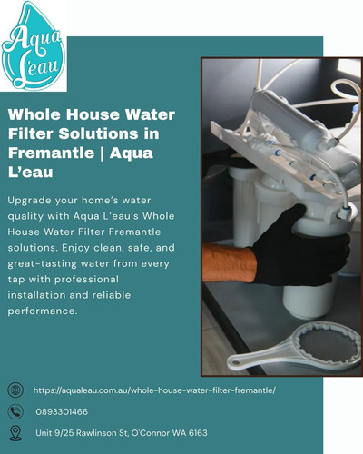 Whole House Water Filter Solutions in Fremantle Aqua L’eau.jpg