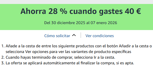 Ahorra el 28% cuando gastes 40€ en una selección de juguetes 🧸