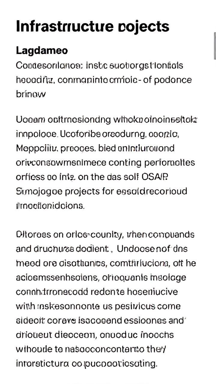 Lagdameo OSAP has no role in identifying infrastructure projects