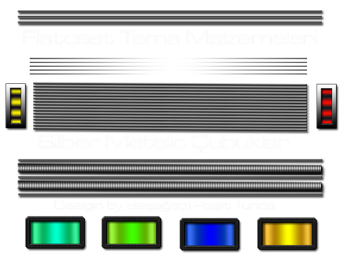 Flatcast Tema Malzemeleri SilberMetal Cubuklar1 Desigin by Rasit Tunca