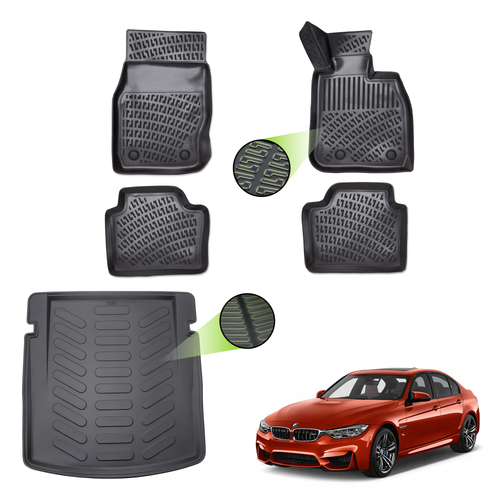 Rubber Floor Mats & Boot Mat Liner for Bmw F30 Saloon 2012 2019 1.png