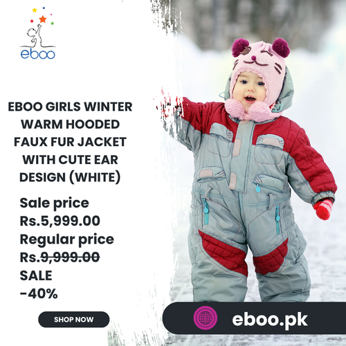 Eboo Girls Winter Warm Hooded Faux Fur Jacket.png