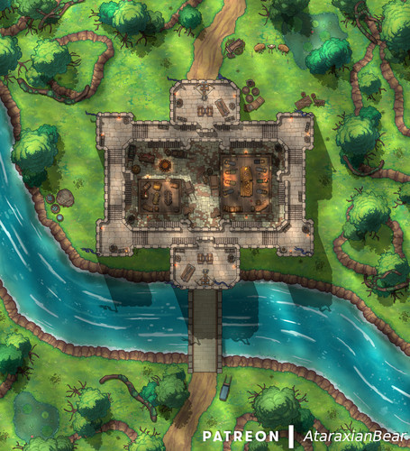 customs fort at a river crossing 50x55 social.jpg