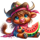 Highland Cow Mädchen (5)