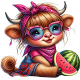 Highland Cow Mädchen (3)