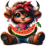 Highland Cow Mädchen (7)