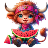 Highland Cow Mädchen (8)