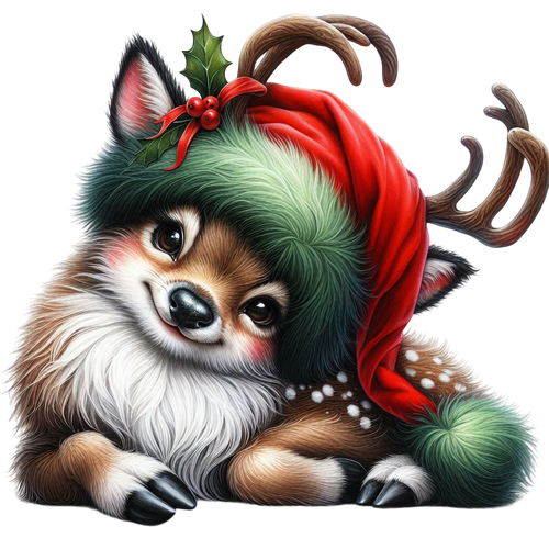 Christmas Reindeer (26).png