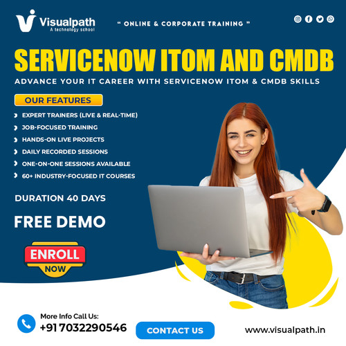 VisualPath provides advanced ServiceNow CMDB Training with practical exercises. Our ServiceNow CMDB Online Training program enables learners from India, USA, UK, Canada, and Australia to gain expertise in configuration management and IT operations. Call +91-7032290546.
WhatsApp: https://wa.me/c/917032290546
Visit: https://www.visualpath.in/servicenow-itom-cmdb-training.html