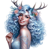 Frau mit Geweih (18)