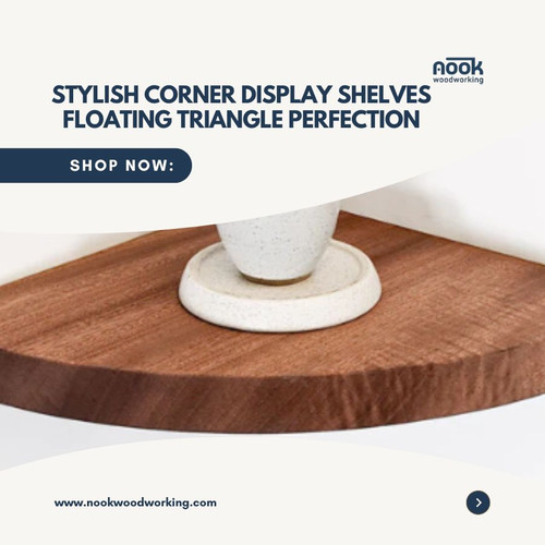 Stylish Corner Display Shelves Floating Triangle Perfection.jpg
