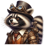 Waschbär im Steampunk Outfit (14)