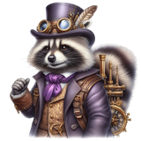 Waschbär im Steampunk Outfit (7)