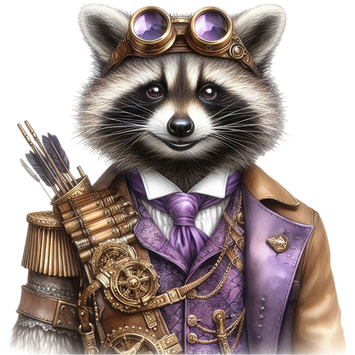 Waschbär im Steampunk Outfit (9).png