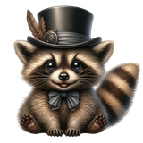 Waschbär im Steampunk Outfit (11)