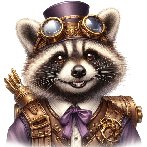 Waschbär im Steampunk Outfit (4).png