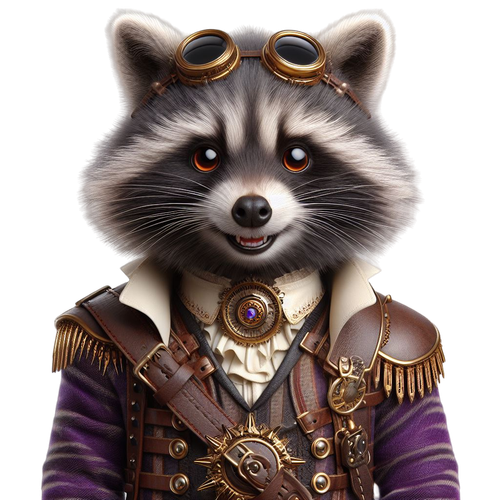 Waschbär im Steampunk Outfit (12).png
