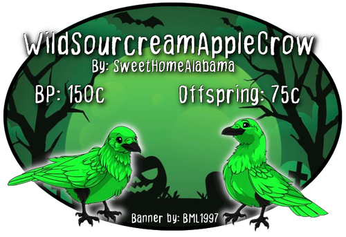 wildsourcreamapplecrow