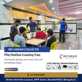 Game nights come alive at Sri Varahi Colive PG with our PlayStation lounge.