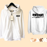 07 Zipper Hoodie White