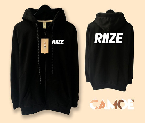 05 Zipper Hoodie Black