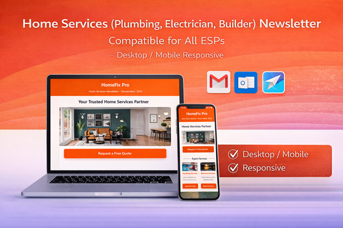 Home Services (Plumbing, Electrician, Builder) Email Newsletter.png