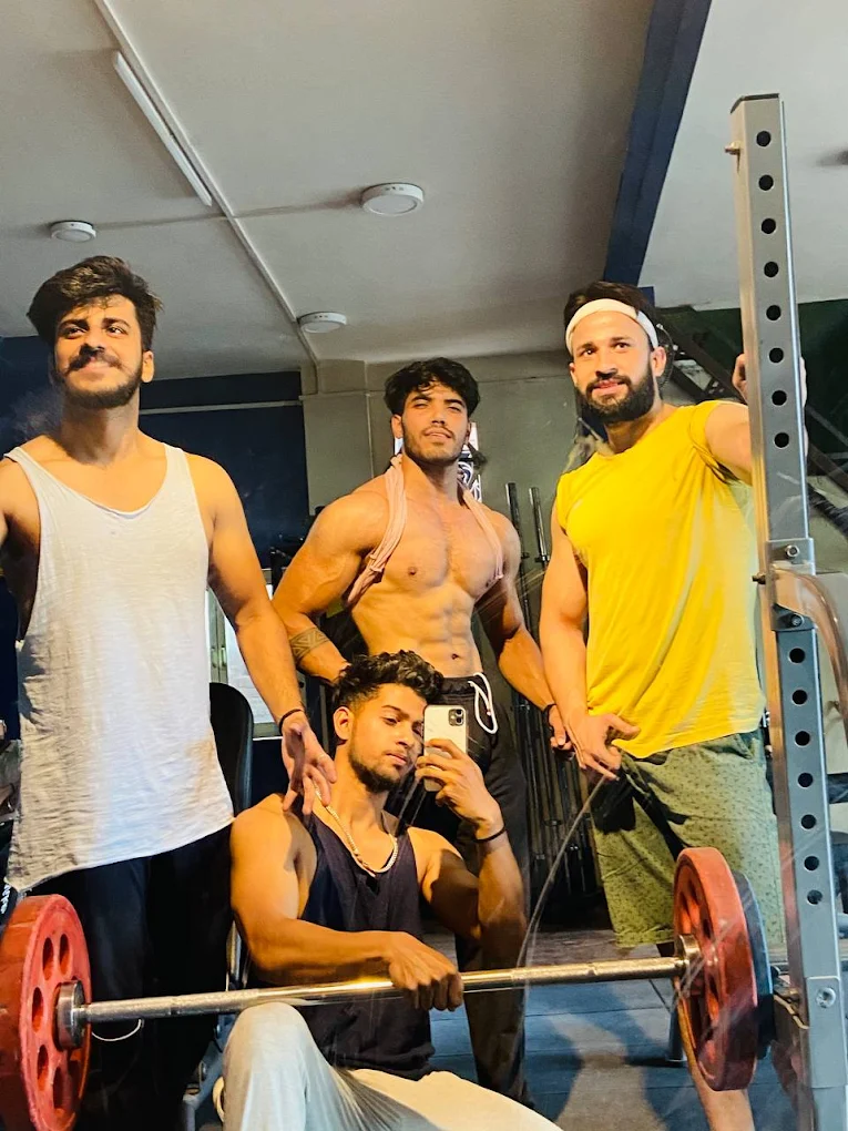 Person working out at the gym