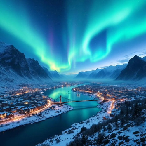 🌌✨Science to Saga See the Northern Lights transform! Uncover Arctic myths w Vista Location [vist.jpg