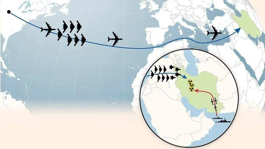 تقارير غير عادية عن تحركات للجيش الأمريكي تشبه مخططًا تمهيديًا لعملية "مطرقة منتصف الليل" التي تم فيها قصف مواقع نووية إيرانية...