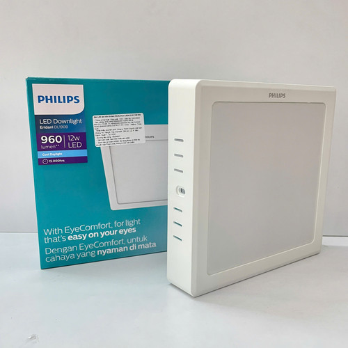 den led op noi vuong philips eridani sq surface led9 l150 12w 865 l173x34mm 960lm 6500K (3)