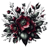 DarkYuletide flowers5