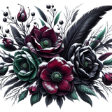 DarkYuletide flowers18