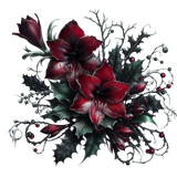 DarkYuletide flowers9