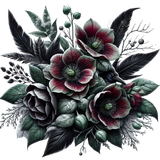 DarkYuletide flowers19