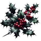 DarkYuletide holly2