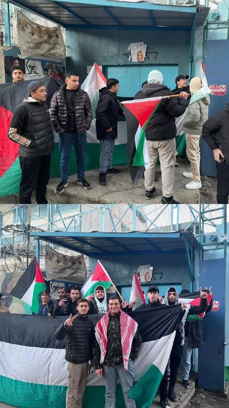 نشطاء يقتحمون مدارس الأونروا في مخيم الجليل بلبنان احتجاجا على قرار حذف اسم فلسطين من المنهاج الدراسي، وتعبيرا عن رفضهم لنزع الانتماء الوطني من الطلبة...