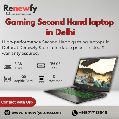 "Gaming Laptop Refurbished in Delhi from Renewfy Store ".png