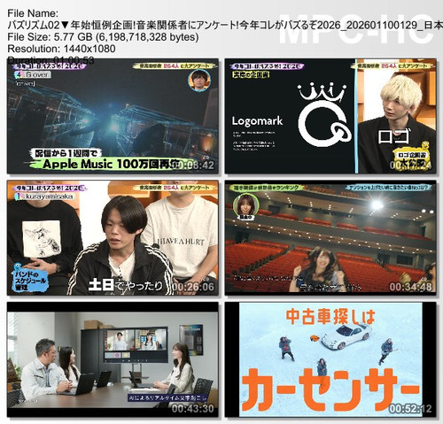 バズリズム02▼年始恒例企画!音楽関係者にアンケート!今年コレがバズるぞ2026 202601100129 日本テレビ.ts thumbs [2026.01.11 00.01.19].jpg