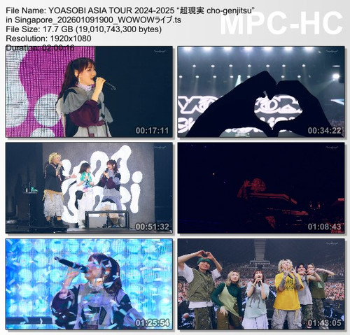 YOASOBI ASIA TOUR 2024 2025 “超現実 cho genjitsu” in Singapore 202601091900 WOWOWライブ.ts thumbs [2026.01.jpg