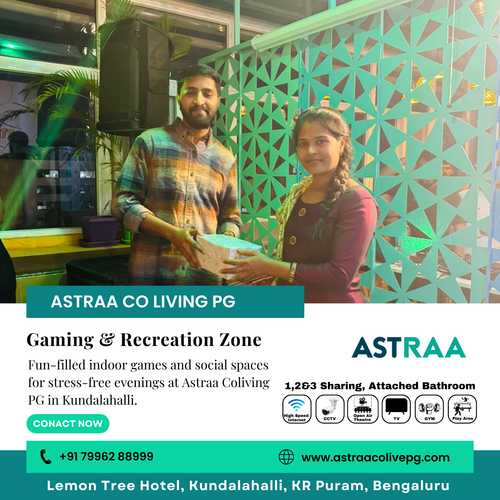 Recreation spaces support mental well-being and work-life balance.