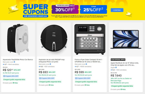30% OFF Outlet Meli+ (limite de 1.000) para Clientes Meli+.jpg
