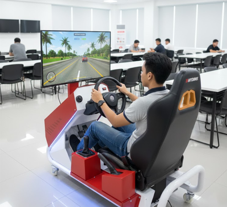 MYDIIMS Driving Simulator: immersive virtual training before live road lessons
