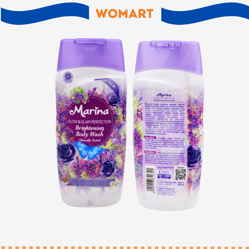 Body Wash Marina Brightening Sweet Romance Brightening Bottle 95 Ml.png